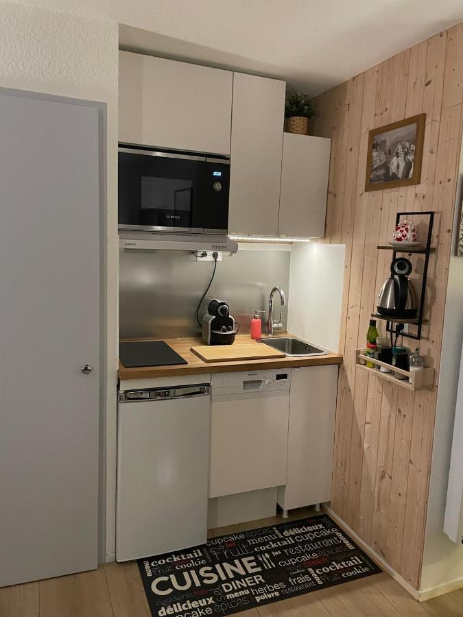 Studio Turquoise Quartier Grattague Vue Montblanc Saint-Gervais-les-Bains Exterior foto